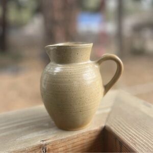 Vintage French Grès Village Handmade Stoneware Jug European Pottery